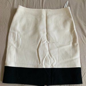 J. Crew Beige and Black Wool skirt